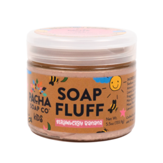 Strawberry Banana Kids Soap Fluff | 5.5 oz.