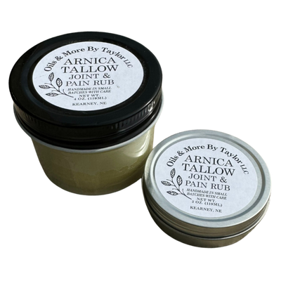 Arnica Tallow & Joint Muscle Rub | Soothing Pain Relief | Rub for Muscle Soreness and Muscle Relief |Multiple Sizes