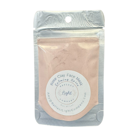 Rose Clay Purifying Mask | Combination & Oily Skin Type | Detoxify & Hydrate | All Natural Rose Kaolin Clay | Handmade in Small Batches | 5 Masks | Multiple Scents | 1 oz Package