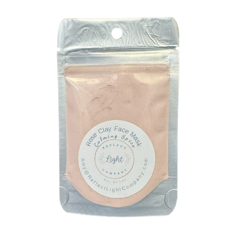 Rose Clay Purifying Mask | Combination & Oily Skin Type | Detoxify & Hydrate | All Natural Rose Kaolin Clay | Handmade in Small Batches | 5 Masks | Multiple Scents | 1 oz Package