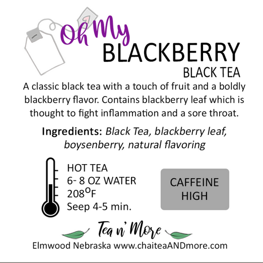 Oh My Blackberry by Tea N More Label