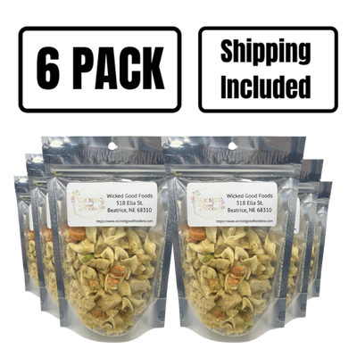 Freeze Dried Soup | Chicken Noodle Soup | 1.70 oz. | Add Water, Ready In Minutes | No Extra Ingredients | Homemade Meal | 6 Pack | Shipping Included