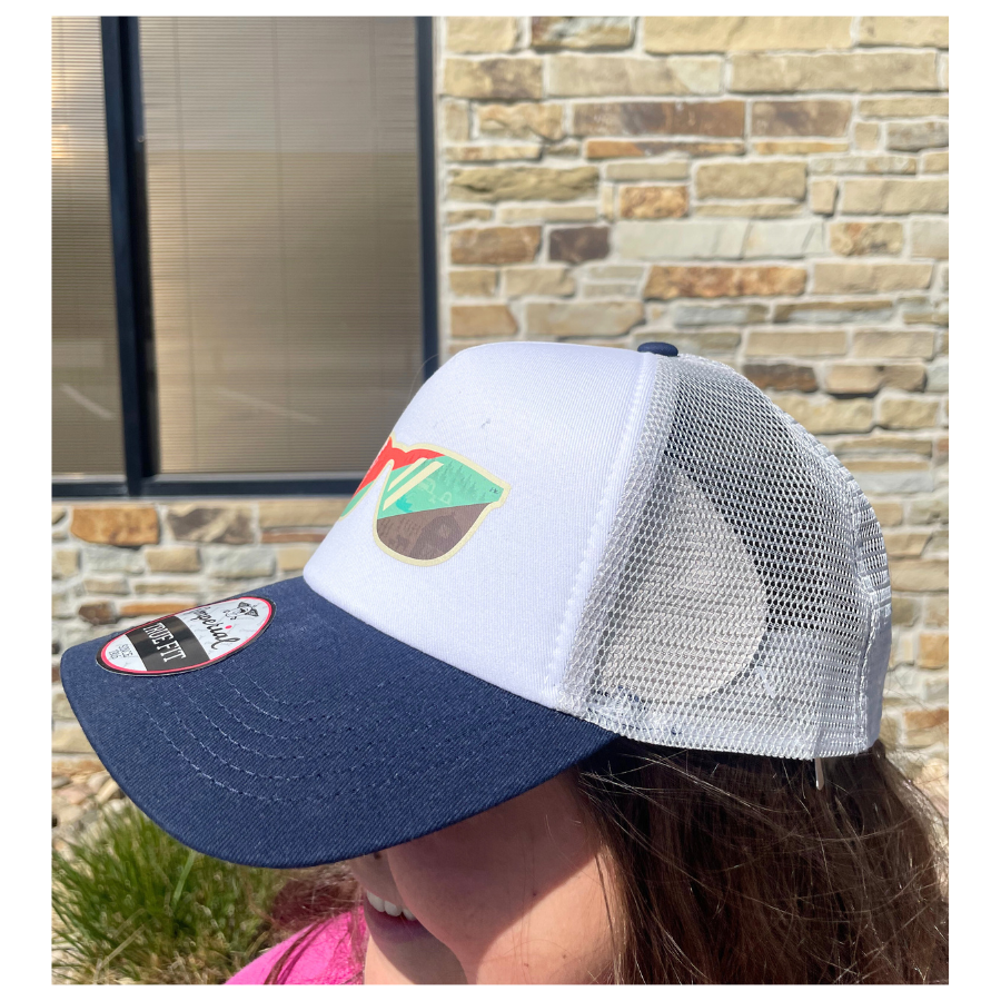 Nebraska Ball Cap | Cool Joe Hat | Gray/Navy Color | One Size Fits Most | Adjustable | Perfect Final Touch To Any Outfit | Unisex Summer Hat