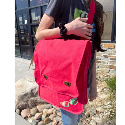 Nebraska Bag | Cool Joe Field Bag | Red | Carry Your Essentials In Style | Crafted From Durable Materials | Classic, Modern Look