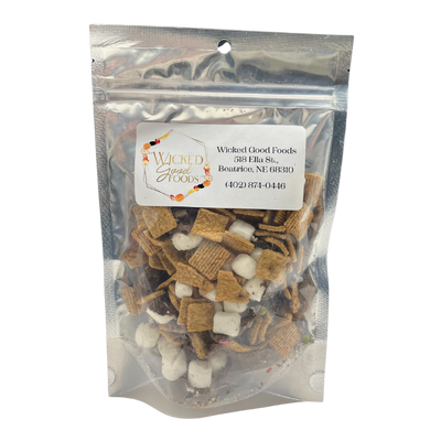 Freeze Dried S'mores | 4.25 oz. | S'mores Trail Mix | Fun Twist On A Classic Campfire Treat | On-The-Go Snack | Chocolate, Marshmallow, & Graham Blend