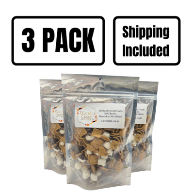 Freeze Dried S'mores | 4.25 oz. | 3 Pack | Trail Mix | Campfire Treat On-The-Go | Perfect Chocolate, Marshmallow, & Graham Ratio | Shipping Included