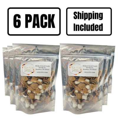 Freeze Dried S'mores | 4.25 oz. | Trail Mix | Classic Campfire Snack | On-The-Go | Chocolate, Mallow, & Graham Fusion | 6 Pack | Shipping Included
