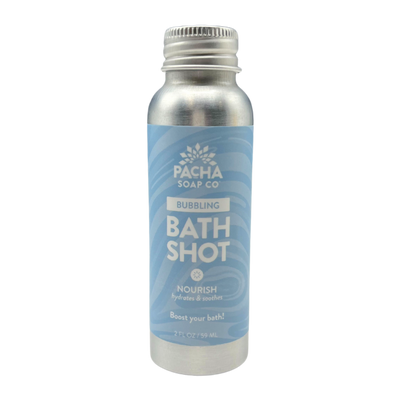 Nourish Bath Shot | 2 oz. | Adds Extra Bubbles, Oils, & Minerals | Neutral Scent | Nourishes Skin | Vitamin-Rich | Hydrates Skin