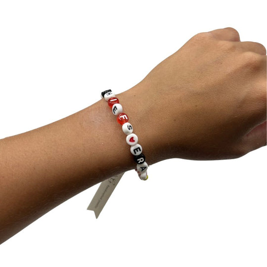 Chiefs Era Bracelet | Fun & Stylish Way To Show Off Your Team Pride. | One Size Fits Most | Colors & Beads Vary | Elastic Fit | Game Day Accessory