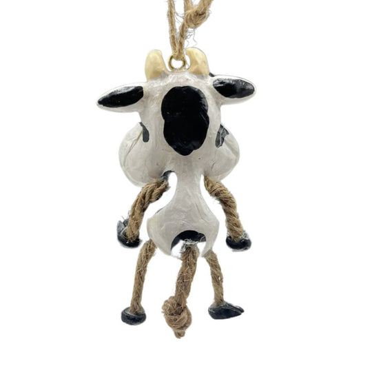 Milk Cow Ornament | Pack of 3 | For A Cow Farmer You Love | Farming Christmas Decor | Made in Lincoln, NE | Bert Anderson Collection