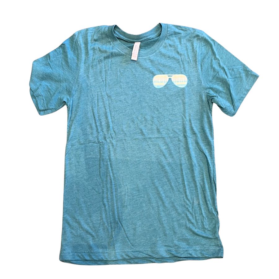 Nebraska T-Shirt | Nebraska Aviator Tee | Teal | Multiple Sizes | Multiple Colors | Soft-To-Touch & Breathable Material