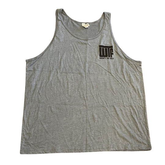 Nebraska Tank Top | Loose, Comfy Fit | Where's The Field | Blue Gray | Perfect Summer Tank Top | Soft Blend