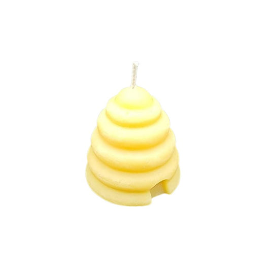 The Side Of The Bee-Hive Shaped Bees Wax Candle