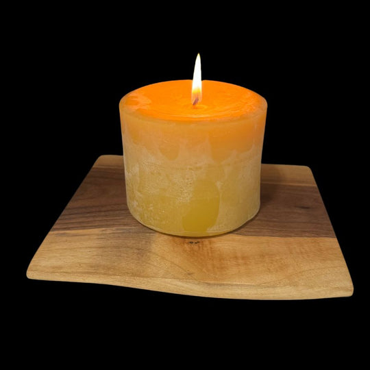 Burning Bees Wax Candle 