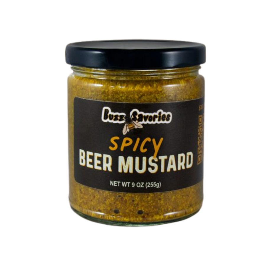 Spicy Beer Mustard Jar