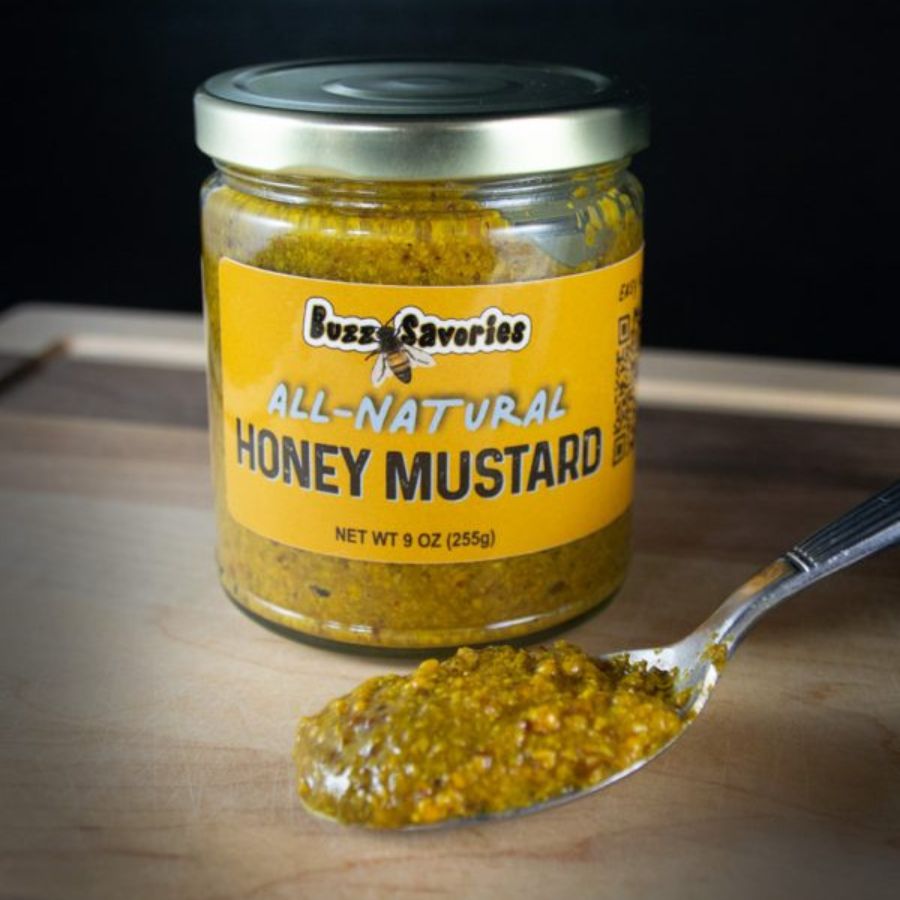 A spoonful of All Natural Honey Mustard