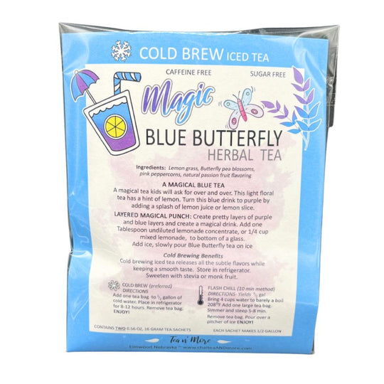 Blue Butterfly Herbal Tea Package