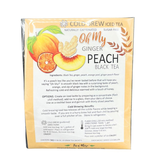 Ginger Peach Black Tea Package