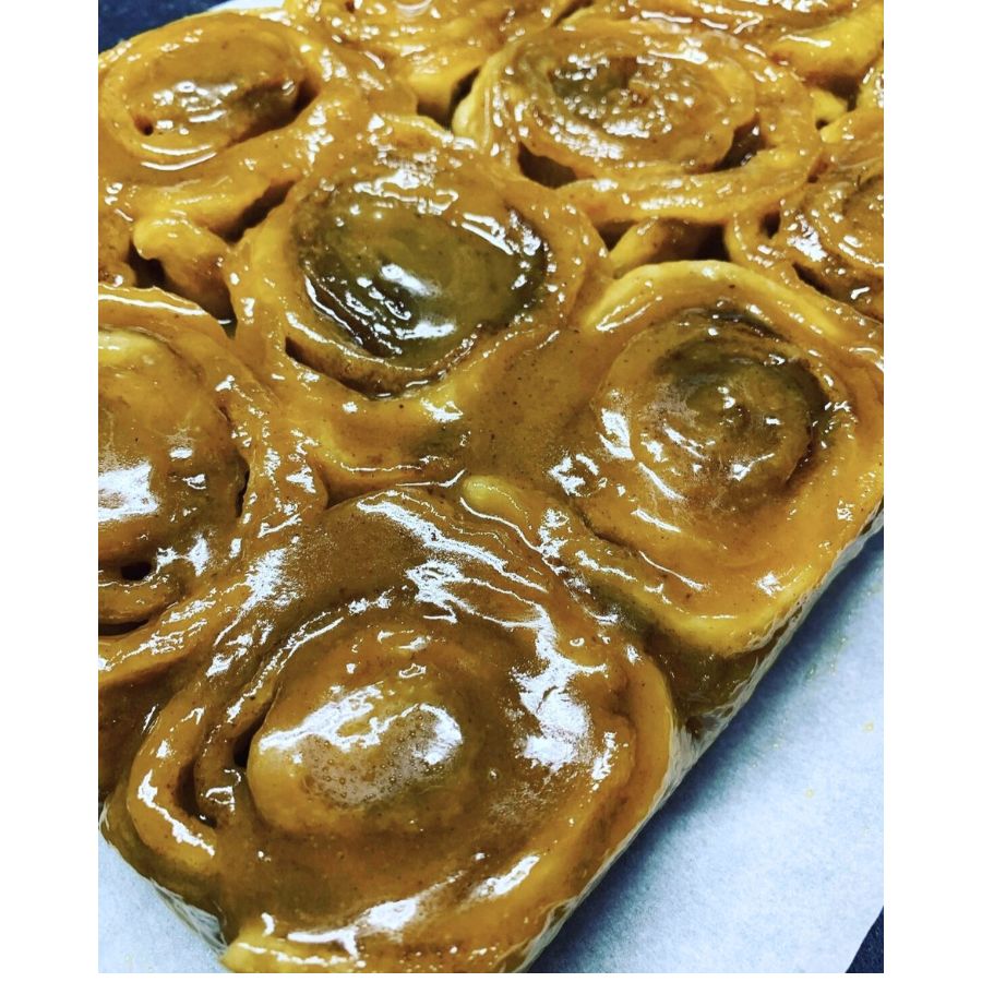 Caramel Cinnamon Rolls | Precooked | Just Reheat | Easy For Busy Families | Gooey Caramel Icing | Warm & Soft Rolls |  12 Pack | Shipping Included