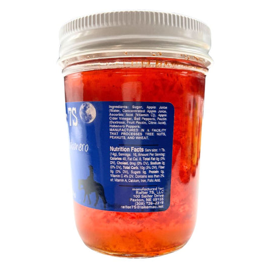 Ingredients & Nutrition Facts For Blazin' Hot Habanero Jelly 