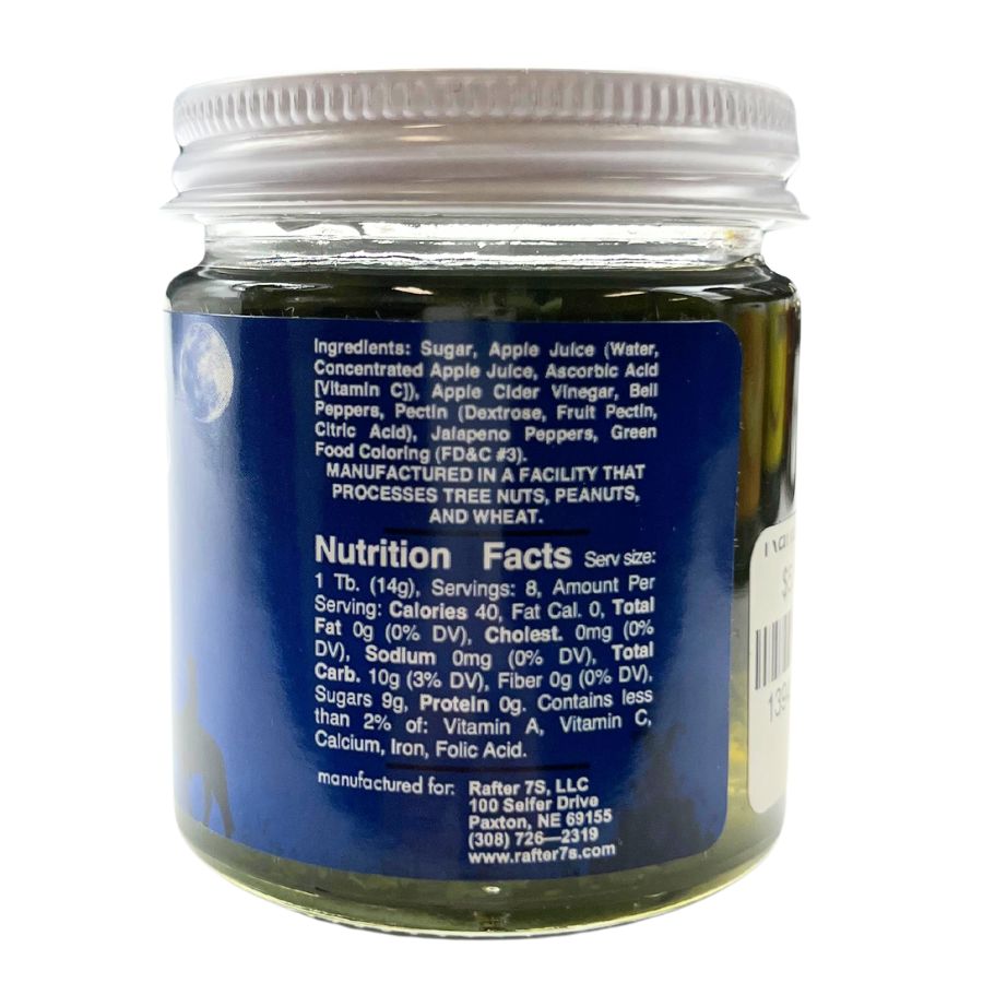 Ingredients & Nutrition Facts For Jalapeno Jelly 