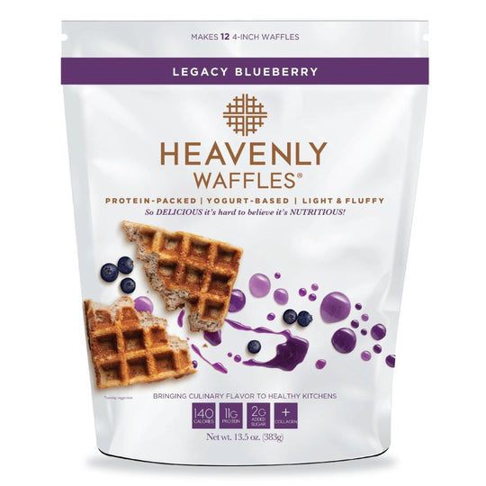 One 13.5 oz. Bag Of Blueberry Heavenly Waffles Mix 