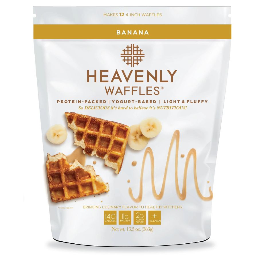 One 13.5 oz. Bag of Banana Heavenly Waffles Mix 