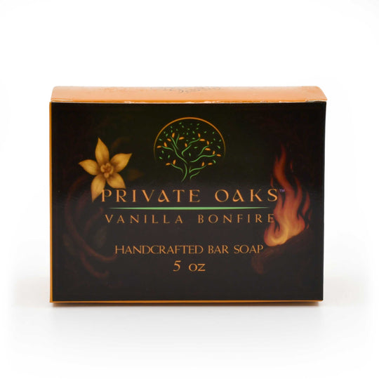 Vanilla Bonfire Bar Soap | 5 oz | Private Oaks Soap Co.