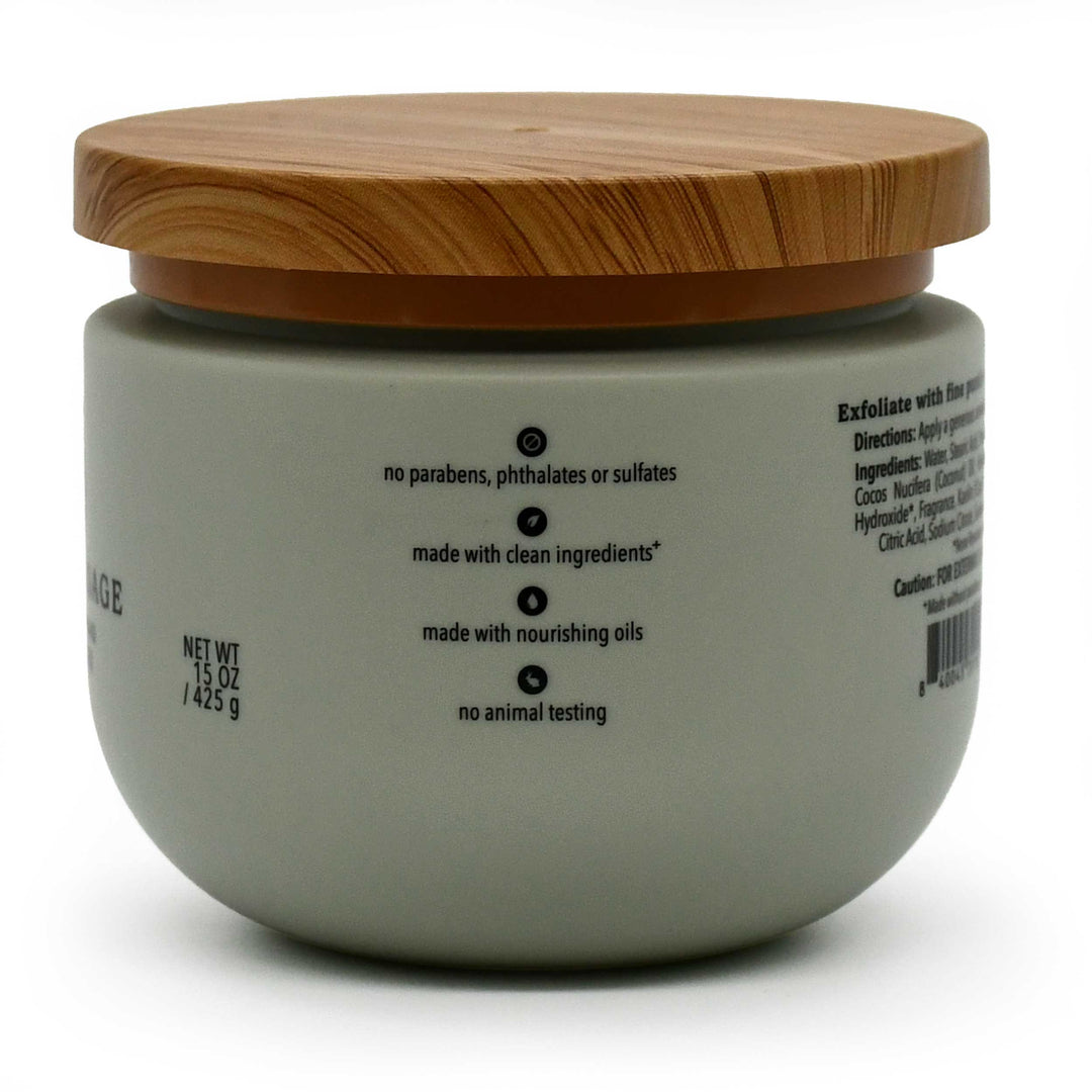 Vanilla & Sage Body Scrub | 15 oz | Pacha Soap Company