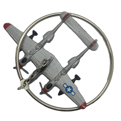 Gray World War II Plane Figurine