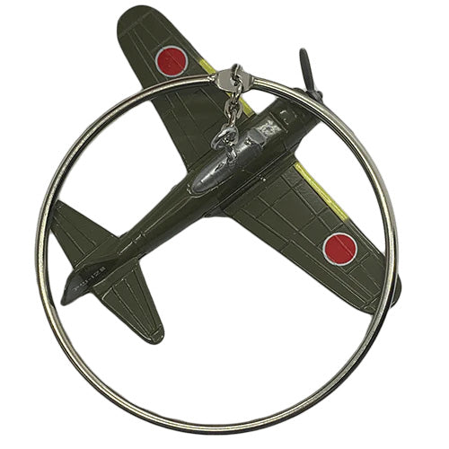 Green World War II Plane Figurine