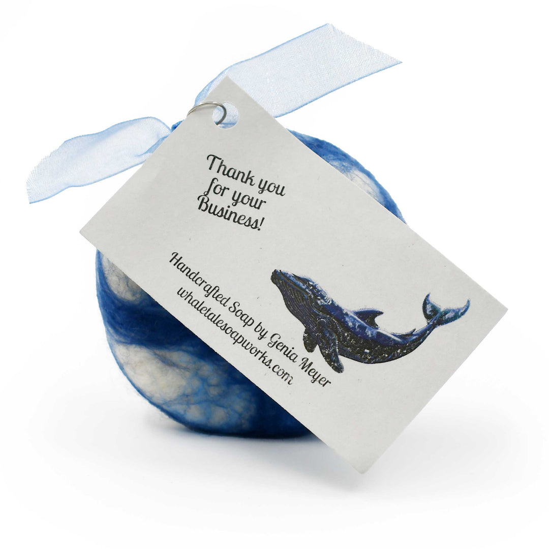Felt Soap Bar | Washcloth + Soap in One | 3 oz | Whale Tale Soapworks