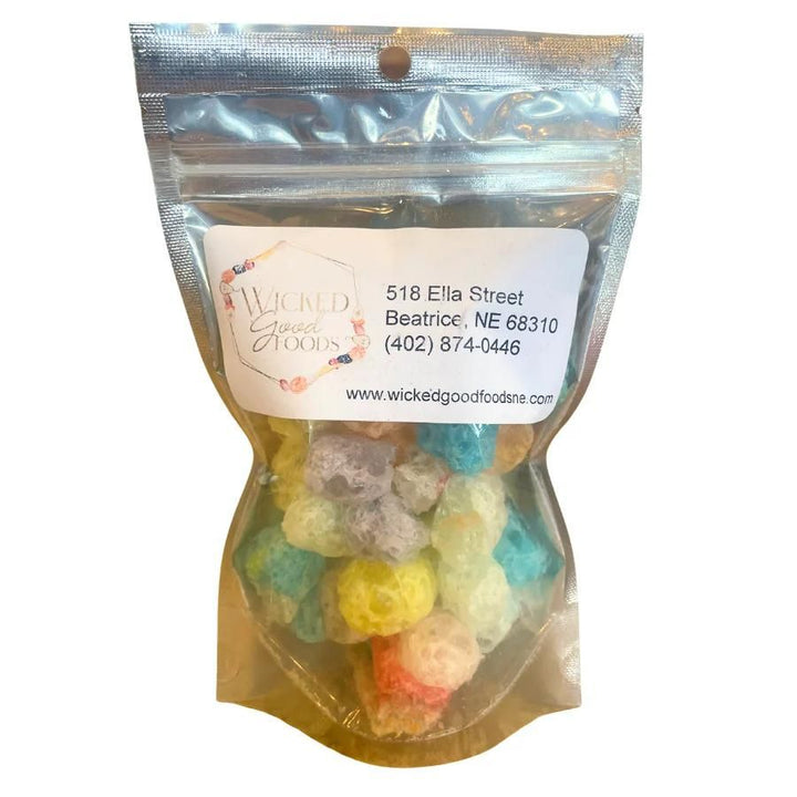 Freeze Dried Gummy Bears | Sweet Treat | 1 oz. Bag | Fruity Outer Shell With Crisp Inside | Mess-Free | 6 Pack | Shipping Included