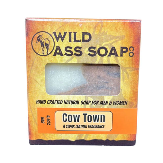 Wild Ass Soap Co: Cow Town Soap on a white background