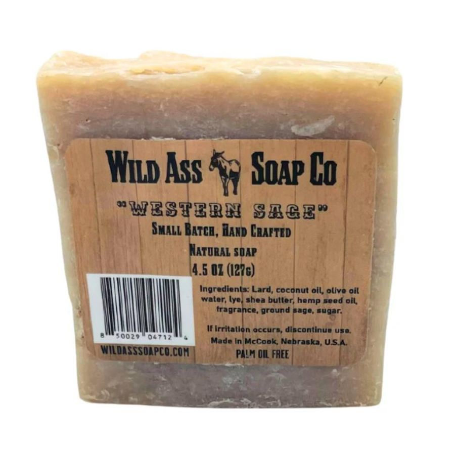 Wild Ass Soap Co: Western Sage Soap on a white background