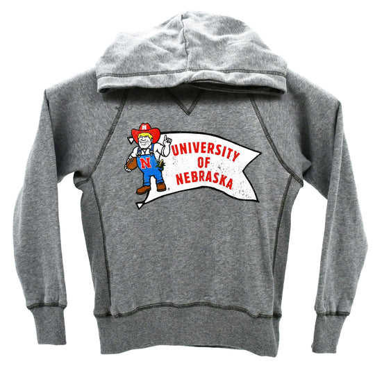 Youth Lil Red Grey Hoodie | Multiple Sizes | Blue 84