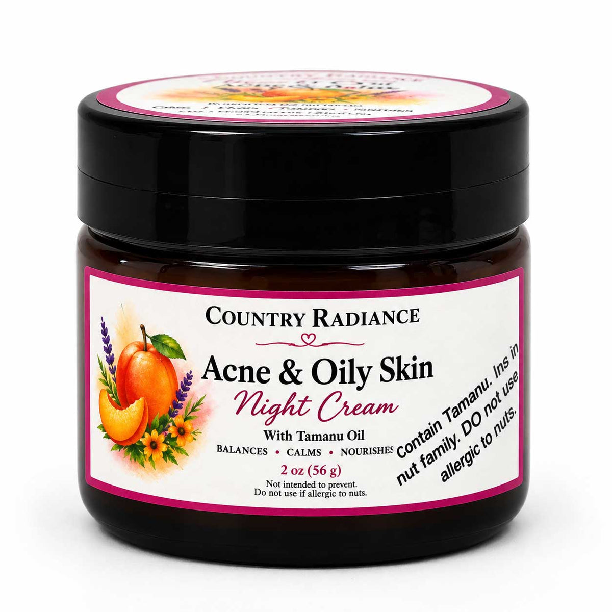Acne & Oily Skin Night Cream with Tamanu Oil