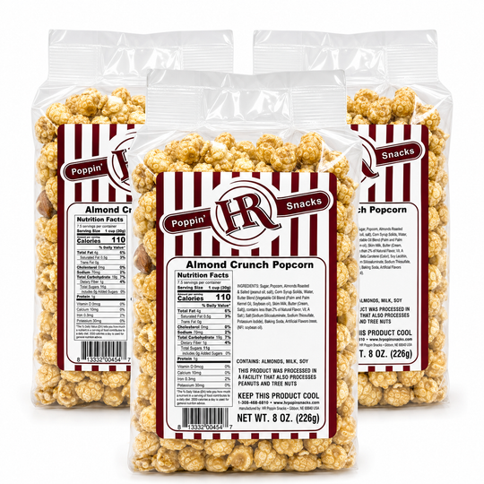 Almond Crunch Popcorn Pack of 3