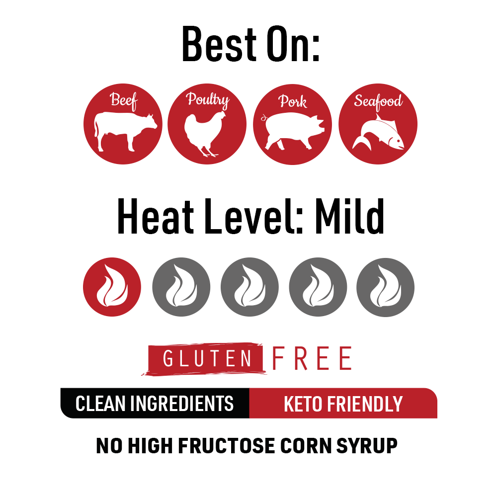 Swinewaush No Sugar Added Natural BBQ Sauce 13 oz | Gluten Free | Hickman's Fat Boy BBQ