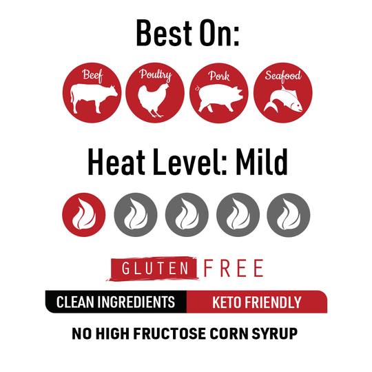 Swinewaush No Sugar Added Natural BBQ Sauce 13 oz | Gluten Free | Hickman's Fat Boy BBQ