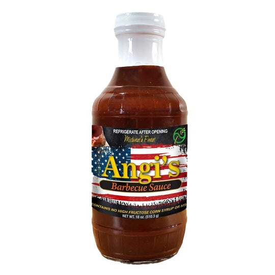 Angi's Barbecue Sauce | 18 oz | Gluten Free | Brenmar