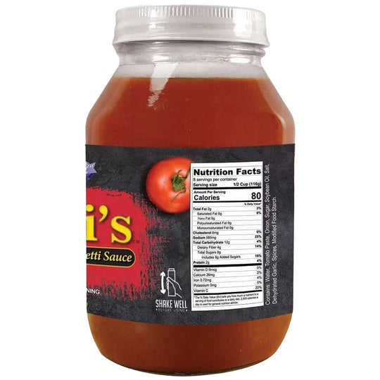 Angi's Sicilian Style Spaghetti Sauce | Pack of 3 | 33 oz | Gluten Free | Brenmar