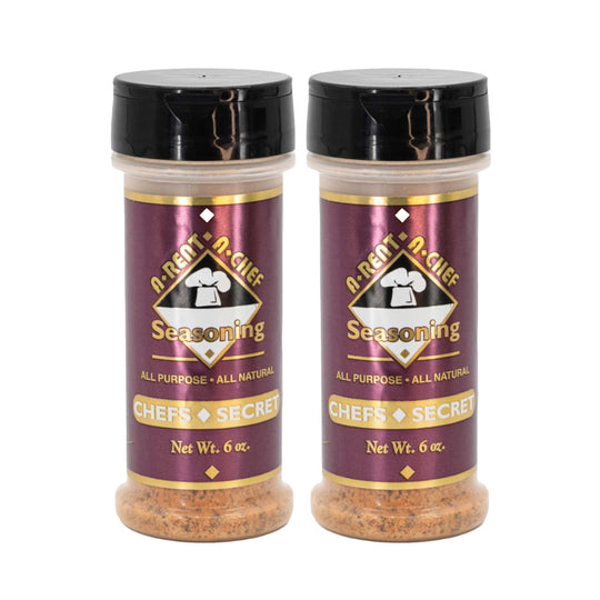 Chef's Secret All Purpose Seasoning | Pack of 2 | 6 oz | Gluten Free | A-Rent-A-Chef