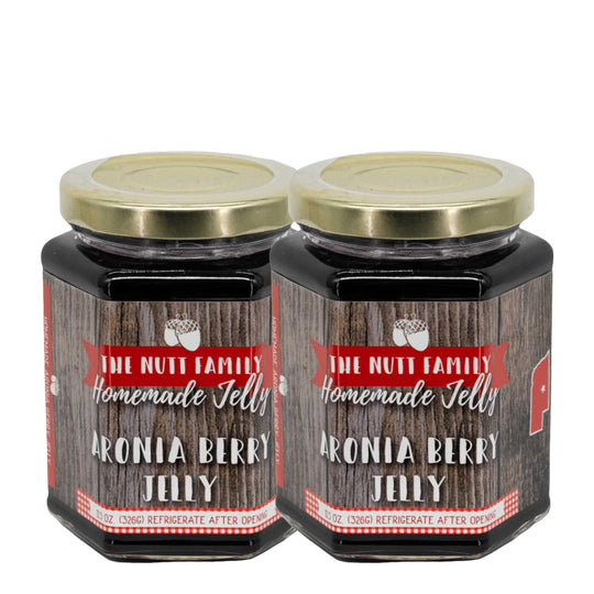 Aronia Berry Jelly | Pack of 2 | 11.5 oz | Nutt Family Jams & Jellies