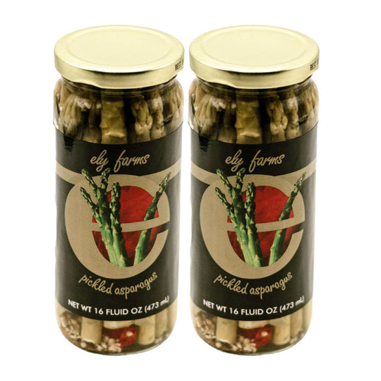 Pickled Asparagus | Pack of 2 | 16 oz | Ely Farms