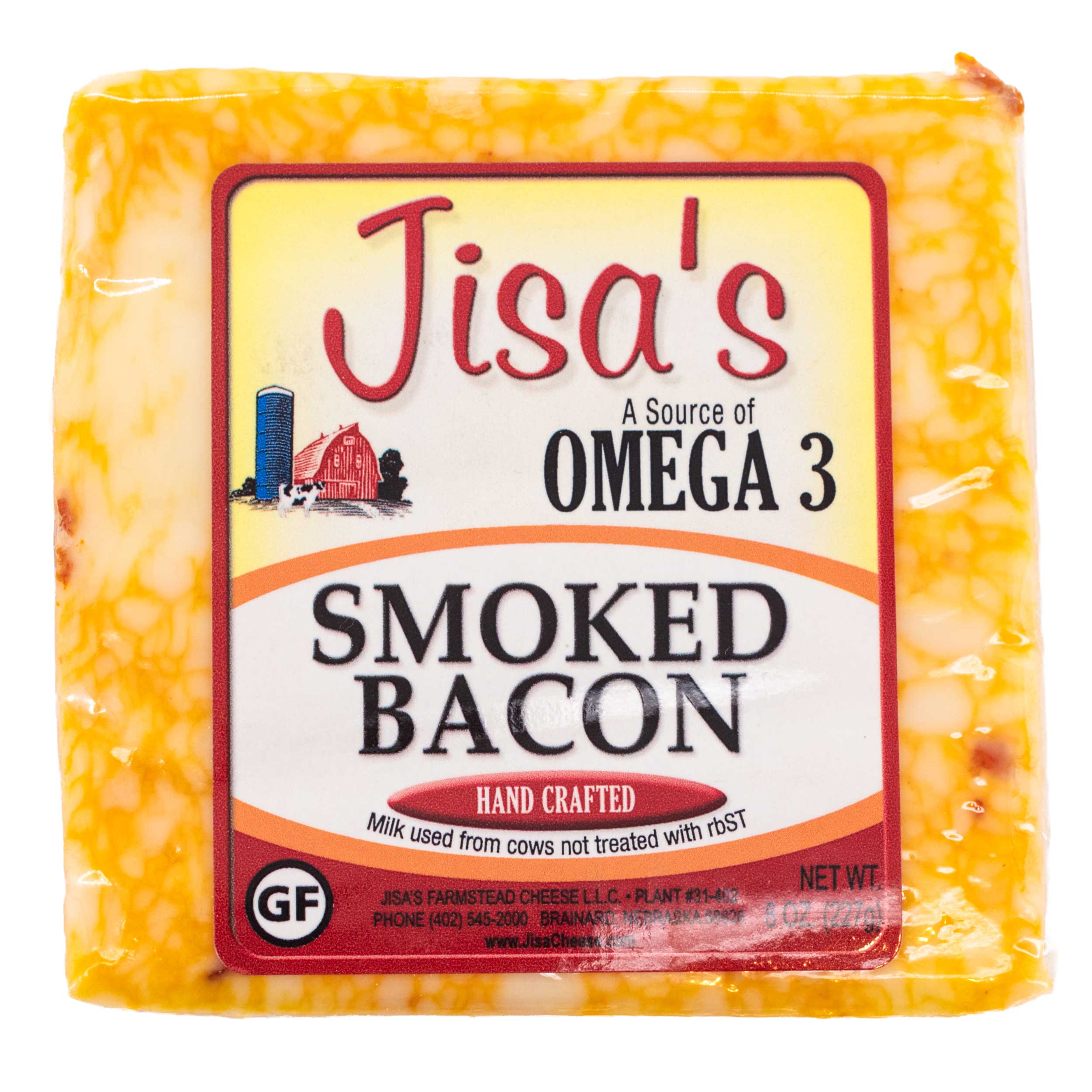 Cheese Block 3 Piece Sampler | Gouda, Smoked Bacon, Jalapeno