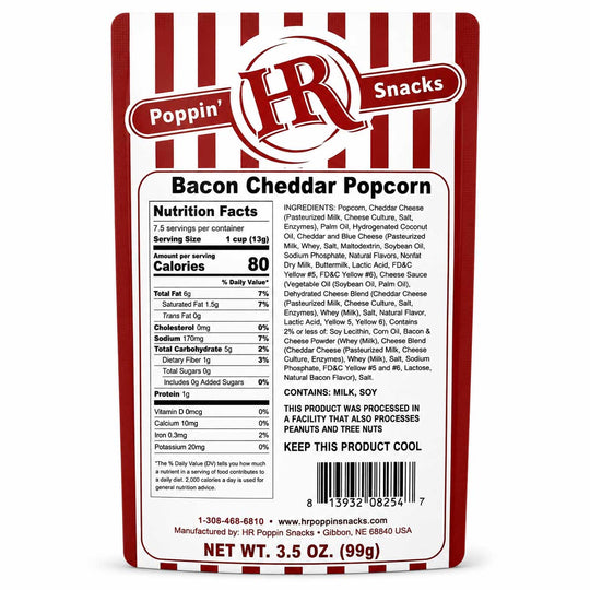 Bacon Cheddar Popcorn