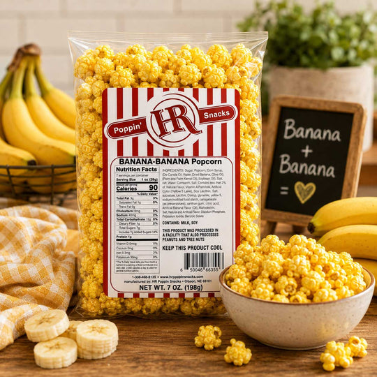 Banana popcorn in a kitchen