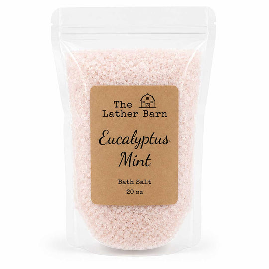 Bath Salt | Eucalyptus Mint | 20 oz | The Lather Barn
