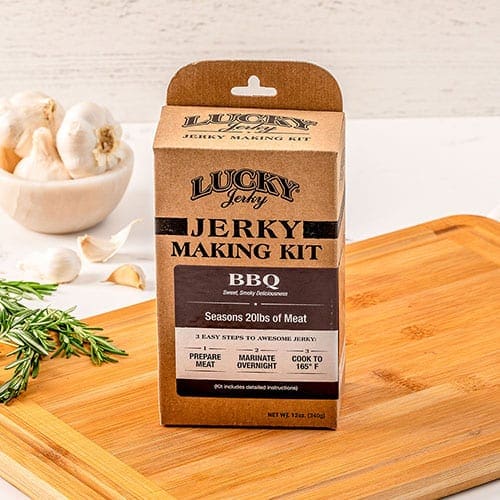 Jerky Making Kit  | 12 oz. Box | BBQ Flavored | Traditional Smoky BBQ Flavor | Perfect Blend Of Sweet & Salty | 3 Easy Steps | Seasons 20 LBS. Of Meat | Instructions Included | Perfect Gift For Hunter | Healthy Snack